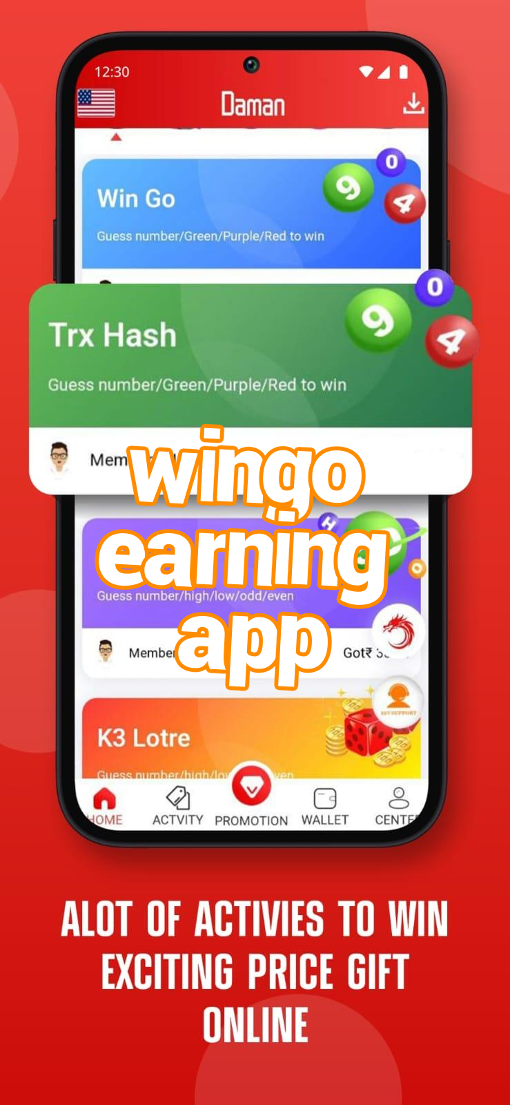 wingo earning app Screenshots